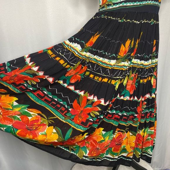 Jasmine by KVM Floral BoHo Style Retro Dress - Picture 5 of 13